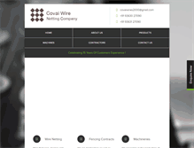 Tablet Screenshot of covaiwirenetting.com